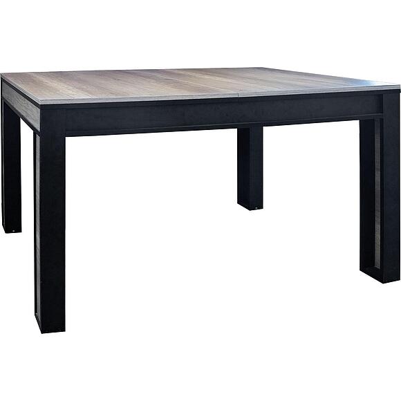 Стол обеденный раздвижной «Каньон Лофт» П3.0561.4.28, Материал: ЛДСП, Цвет: Дуб Каньон+чёрный