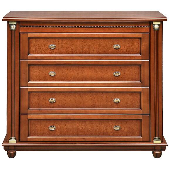 Комод «Валенсия Классик» П3.0589.1.13, Материал: Массив (береза), Цвет: Каштан