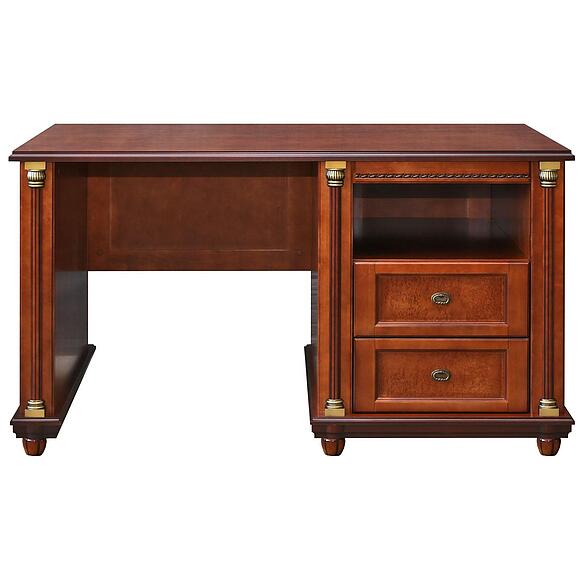 Стол письменный «Валенсия Классик» П3.0589.2.04, Материал: Массив (береза), Цвет: Каштан