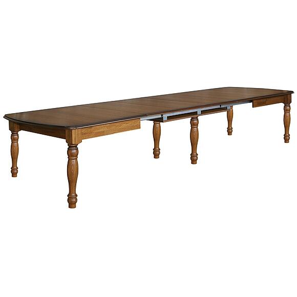 სასადილო მაგიდა «ვერდი კლასიკი» პ3.0487.4.38, ადგილი: მასიური მუხა, ფერი: მუხის რუსტიკალი დაძველების ეფექტით