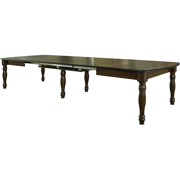 სასადილო მაგიდა «ვერდი კლასიკი» პ3.0487.4.38, ადგილი: მასიური მუხა, ფერი: ვენგე