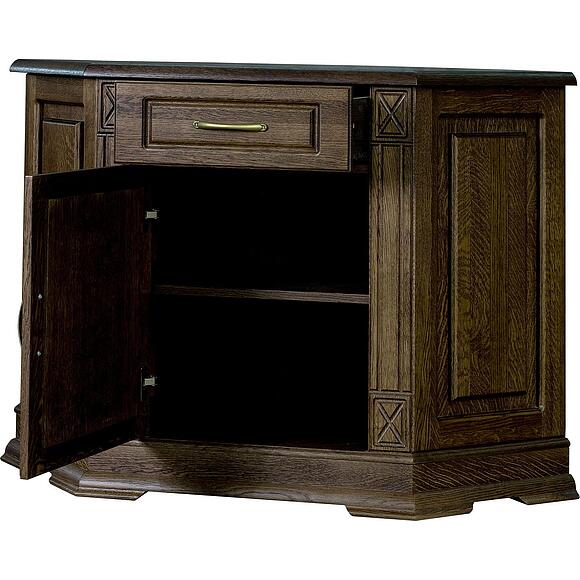 Тумба угловая «Верди Классик» П1.0487.0.01-01, Материал: Массив (дуб), Цвет: Табак