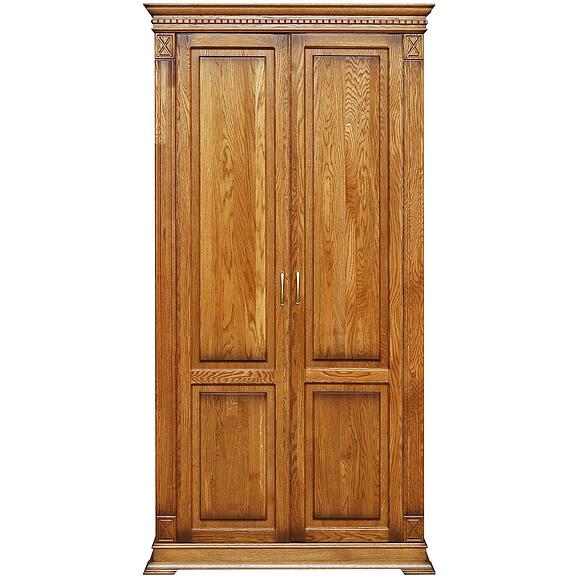 ტანსაცმლის კარადა «ვერდი კლასიკი» პ3.0487.3.10, ადგილი: მასიური მუხა, ფერი: მუხის რუსტიკალი დაძველების ეფექტით