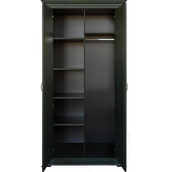 ტანსაცმლის კარადა «ვერდი კლასიკი» პ3.0487.3.10, ადგილი: მასიური მუხა, ფერი: გრინი