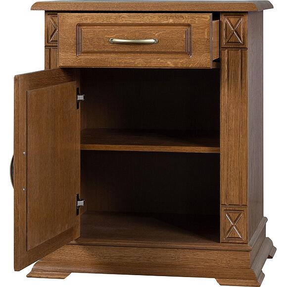 ტუმბო «ვერდი კლასიკი» პ1.0487.0.32-01, ადგილი: მასიური მუხა, ფერი: მუხის რუსტიკალი