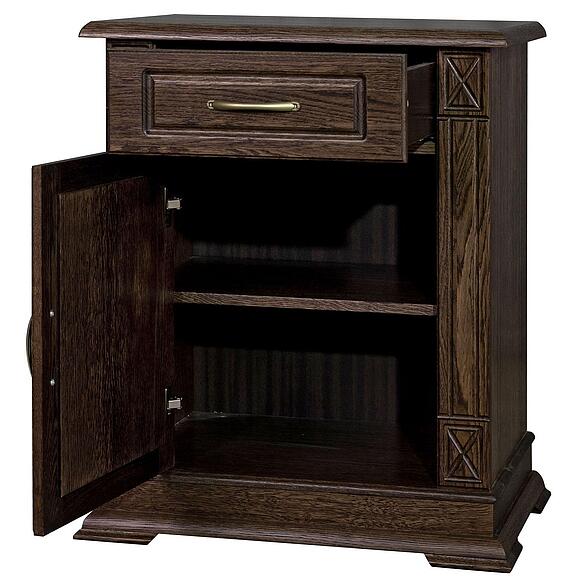 ტუმბო «ვერდი კლასიკი» პ1.0487.0.32-01, ადგილი: მასიური მუხა, ფერი: თამბაქო