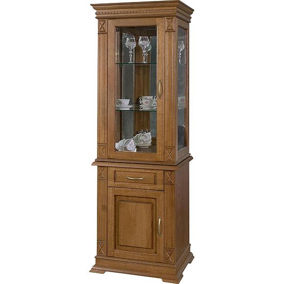 Шкаф комбинированный «Верди Классик» П1.0487.0.34-01, Материал: Массив (дуб), Цвет: Дуб рустикаль