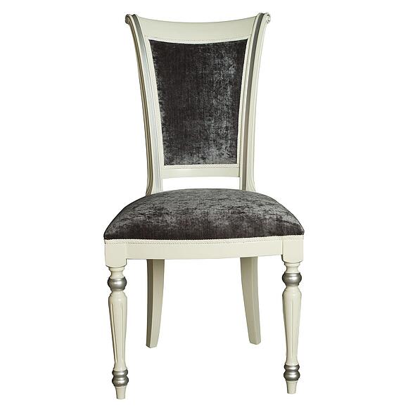 Стул «Идальго М» П5.0167.5.01, Материал: Ткань, Цвет: Слоновая кость с серебром (4J4A0612.jpg) Стул «Идальго М» П5.0167.5.01, Материал: Ткань, Цвет: Слоновая кость с серебром