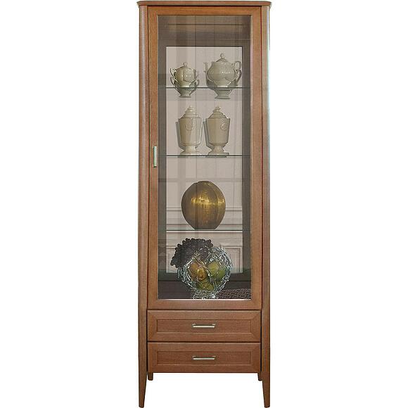 კარადა ვიტრინით «ვილორა» ბმ2.775.0.05(-01), ადგილი: დსპ+შპონი, ფერი: კონიაკი