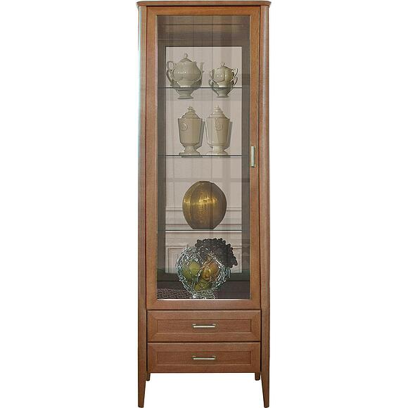 კარადა ვიტრინით «ვილორა» ბმ2.775.0.05(-01), ადგილი: დსპ+შპონი, ფერი: კონიაკი