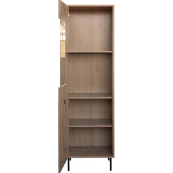 კარადა-ვიტრინა «კენი» პ3.596.0.01-01, ადგილი: ლდსპ, ფერი: ონტარიო მუხა