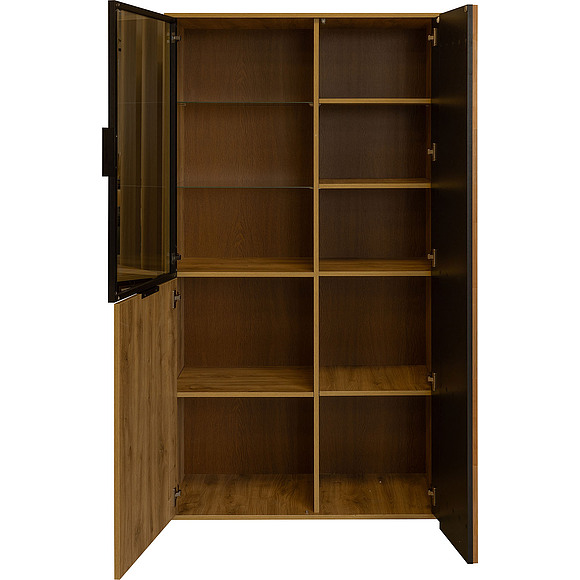 Шкаф-витрина 2д «Деко» БМ2.776.0.06, Материал: ЛДСП, Цвет: Дуб наварра