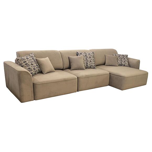 კუთხის დივანი  «ტვენი» (1მლ/რ.10მ.8მრ/ლ), ადგილი: ნაჭერი, ტყავის ჯგუფი: 18 ჯგუფი