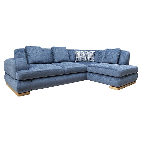 კუთხის დივანი "ალანი" (2მლ / რ90.4მრ / ლ), ადგილი: ნაჭერი, ტყავის ჯგუფი: 19 ჯგუფი