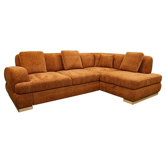 კუთხის დივანი "ალანი" (2მლ / რ90.4მრ / ლ), ადგილი: ნაჭერი, ტყავის ჯგუფი: 19 ჯგუფი