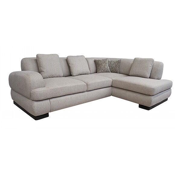 კუთხის დივანი "ალანი" (2მლ / რ90.4მრ / ლ), ადგილი: ნაჭერი, ტყავის ჯგუფი: 19 ჯგუფი