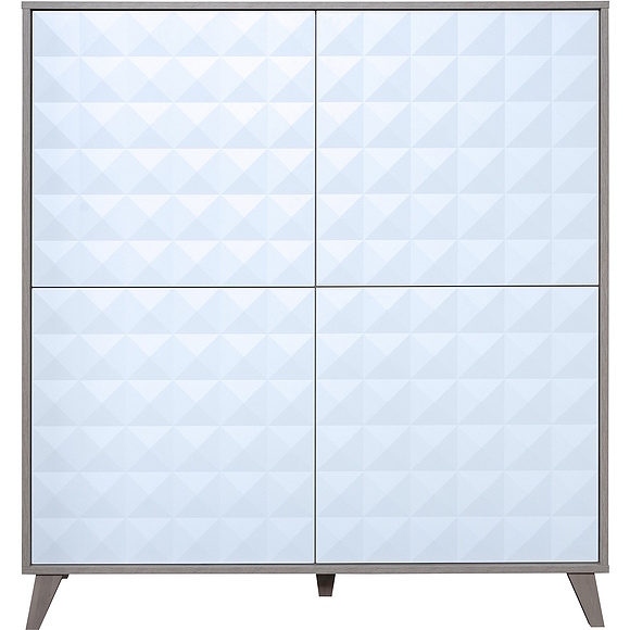 ტუმბო «ტრინიტი» პ6.114.0.04, ადგილი: ლდსპ+მდფ, ფერი: ვანილი + ჰიკორი კინგსტონი