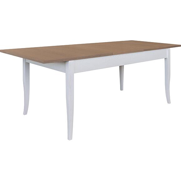 Стол «Кармен Прованс» П3.0581.0.10, Материал: Массив (дуб), Цвет: Молоко+Дуб Сахара