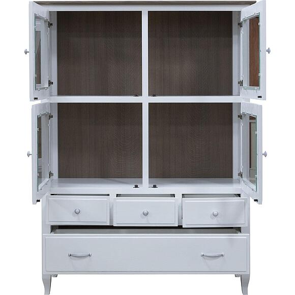 Тумба «Кармен Прованс» П3.0581.0.08, Материал: Массив (дуб), Цвет: Молоко+Дуб Сахара