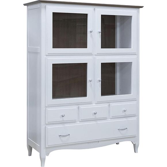 Тумба «Кармен Прованс» П3.0581.0.08, Материал: Массив (дуб), Цвет: Молоко+Дуб Сахара