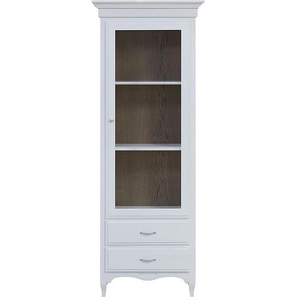 Шкаф с витриной «Кармен Прованс» П3.0581.0.06, ადგილი: მასიური მუხა, ფერი: რძისფერი + საჰარის მუხა (8C3A6872-3.jpg) Шкаф с витриной «Кармен Прованс» П3.0581.0.06, ადგილი: მასიური მუხა, ფერი: რძისფერი + საჰარის მუხა