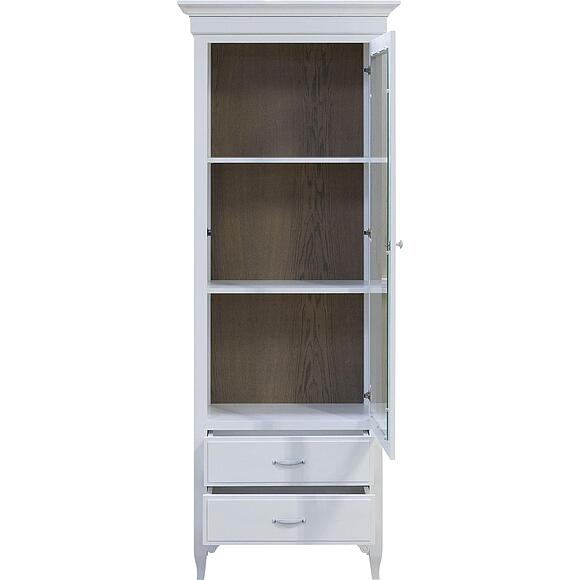 Шкаф с витриной «Кармен Прованс» П3.0581.0.06, ადგილი: მასიური მუხა, ფერი: რძისფერი + საჰარის მუხა (8C3A6873-kopiya-3.jpg) Шкаф с витриной «Кармен Прованс» П3.0581.0.06, ადგილი: მასიური მუხა, ფერი: რძისფერი + საჰარის მუხა