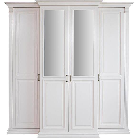 ტანსაცმლის კარადა 4დ «გეტისბერგი კლასიკი» ბმ2.0747.1.27-01, ადგილი: მდფ,მუხის შპონით, ფერი: პასტელი