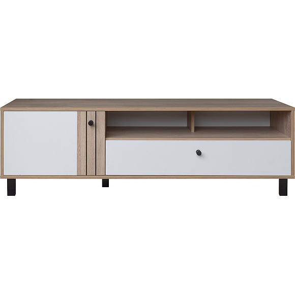 Тумба ТВ «Ардо» П3.598.0.03, Материал: ЛДСП, Цвет: Белый - Дуб мадура