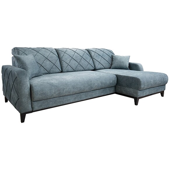 კუთხის დივანი «ბრუკლინი 2» (2ML/R.8MR/L), ადგილი: ნაჭერი, ტყავის ჯგუფი: 20 ჯგუფი, ტრანსფორმაციის მექანიზმი: მექანიზმით