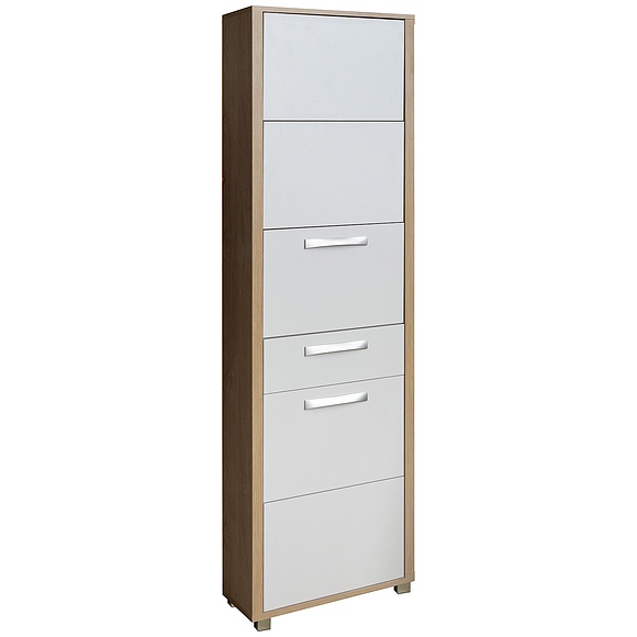 Тумба для обуви «Акцент» П3.595.3.07, Материал: ЛДСП, Цвет: Персидский жемчуг + Дуб Мадуро