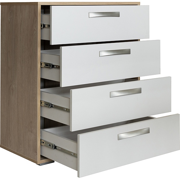 Тумба «Акцент» П3.595.3.03, Материал: ЛДСП, Цвет: Персидский жемчуг + Дуб Мадуро