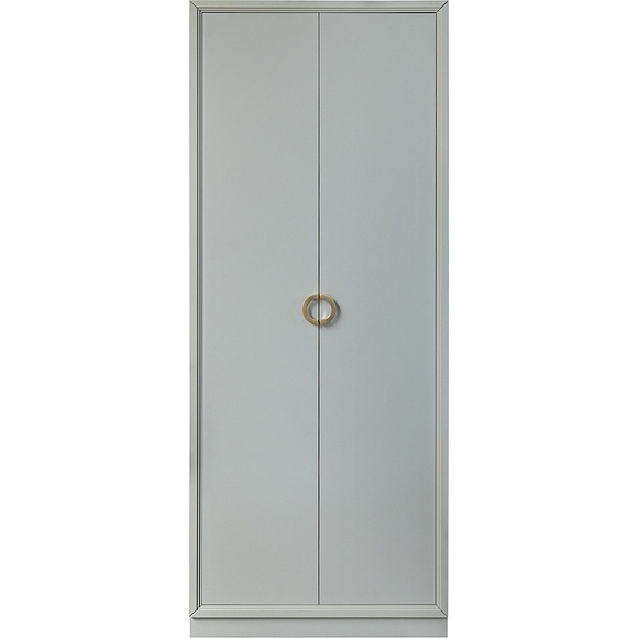 Шкаф для одежды 2д «Флора» П6.980.1.06, Материал: ЛДСП, Цвет: Пепел