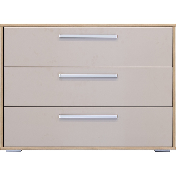 Комод «Марлен» П3.594.1.25, Материал: ЛДСП, Цвет: Персидский жемчуг + Гикори Кингстон