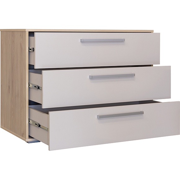 Комод «Марлен» П3.594.1.25, Материал: ЛДСП, Цвет: Персидский жемчуг + Гикори Кингстон