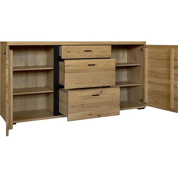 Комод «Сонос Сити» П8.0572.0.20, Материал: Массив (дуб), Цвет: Дуб натуральный (Komod_Sonos_P572-20_dyb_natyralnii-chern.jpg) Комод «Сонос Сити» П8.0572.0.20, Материал: Массив (дуб), Цвет: Дуб натуральный