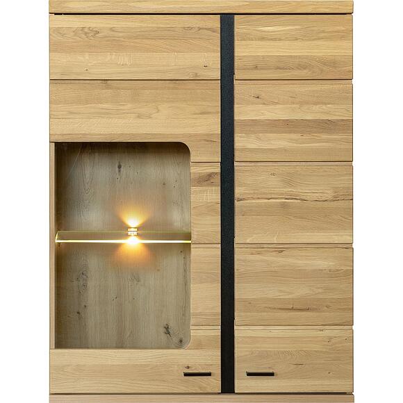 Шкаф навесной «Сонос Сити» П8.0572.0.11, Материал: Массив (дуб), Цвет: Дуб натуральный (Shkaf_navesnoi_Sonos_P572-11_dyb_natyralnii-cherni.jpg) Шкаф навесной «Сонос Сити» П8.0572.0.11, Материал: Массив (дуб), Цвет: Дуб натуральный