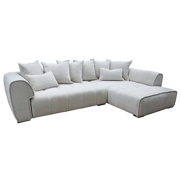 Угловой диван «Лонди» (2L.5R), ადგილი: ნაჭერი, ტყავის ჯგუფი: 19 ჯგუფი