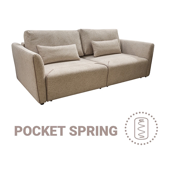 3-ადგილიანი დივანი «კამელოტი» (1მლ/რ.1მრ/ლ), ადგილი: ნაჭერი, ტყავის ჯგუფი: 19 ჯგუფი