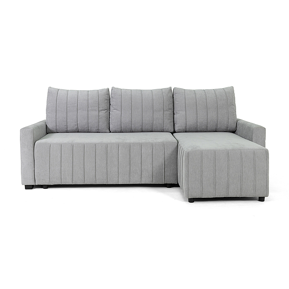 კუთხის დივანი «დარსი» (2მლ/რ.8რ/ლ), ადგილი: ნაჭერი, ტყავის ჯგუფი: 18 ჯგუფი, ტრანსფორმაციის მექანიზმი: მექანიზმით