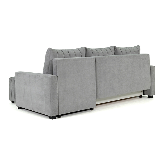 კუთხის დივანი «დარსი» (2მლ/რ.8რ/ლ), ადგილი: ნაჭერი, ტყავის ჯგუფი: 18 ჯგუფი, ტრანსფორმაციის მექანიზმი: მექანიზმით