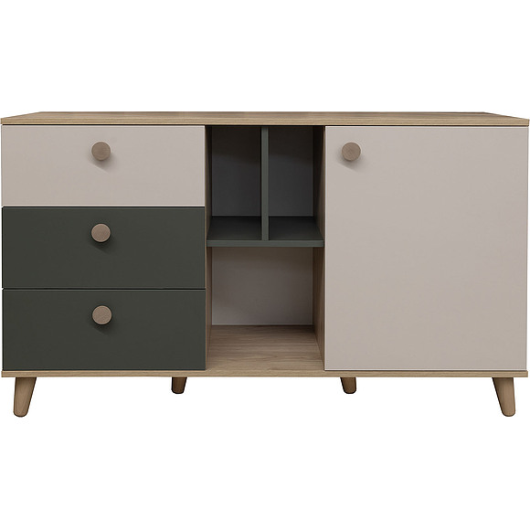 ტუმბო «ვენა» პ6.115.1.02, ფერი: ბაზალტი + სპარსული მარგალიტი - ჰიკორი კინგსტონი