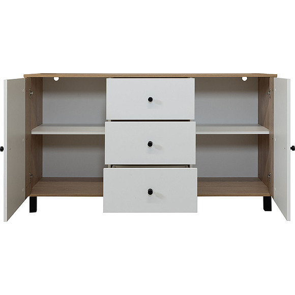 Комод «Ардо» П3.598.0.07, Материал: ЛДСП, Цвет: Белый - Дуб мадура