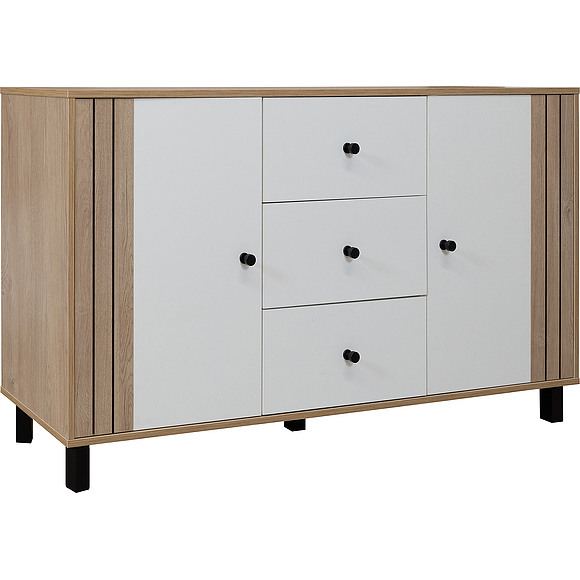 Комод «Ардо» П3.598.0.07, Материал: ЛДСП, Цвет: Белый - Дуб мадура