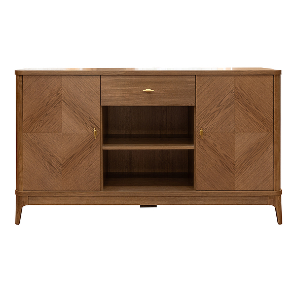 ტუმბო «არმანი» პ1.135.0.03, ადგილი: массив (сращенный мебельный щит) дуба, ფერი: ალპური მუხა