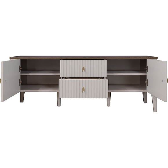 Тумба «Шарли» П6.116.0.02, Материал: МДФ, Цвет: Шарли керамика + Жемчужный сатин