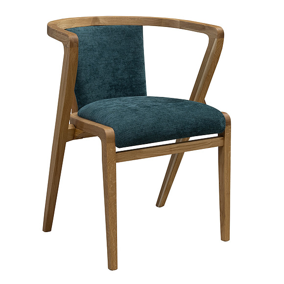 Стул «Робсон» П5.123.5.01, ადგილი: ნაჭერი, ფერი: ნატურალური მუხა