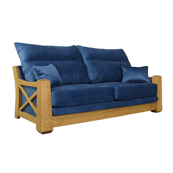 3-х местный диван «Магнат люкс» (3м), ადგილი: ნაჭერი, ტყავის ჯგუფი: 19 ჯგუფი