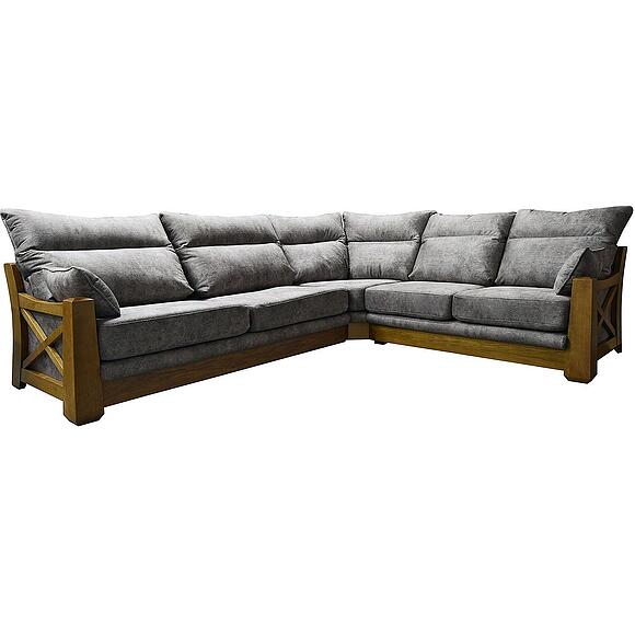 Угловой диван «Магнат люкс» (3ML/R902R/L), ადგილი: ნაჭერი, ტყავის ჯგუფი: 19 ჯგუფი