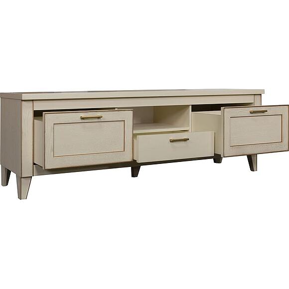 Тумба «Амадей» П6.635.0.10, Материал: Массив (дуб), Цвет: Античная темпера с золочением