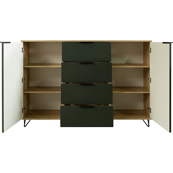 ტუმბო «როქსი» პ6.948.0.08, ადგილი: ლდსპ, ფერი: გრინ სოფტი+მუხის კანტრი მოოქროვილი